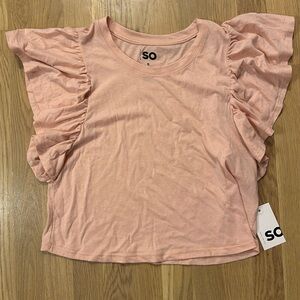 NWT Flutter Sleeve Top